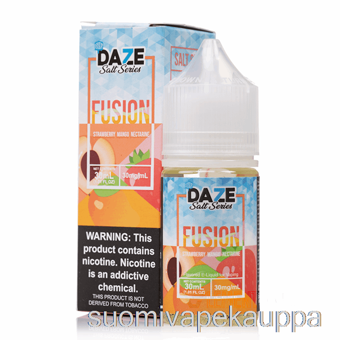 Vape Kauppa Jäinen Mansikka Mango Nektariini - 7 Daze Fuusiosuolaa - 30ml 30mg